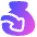 Pouch Remove 1 Icon from Plump Gradient Set
