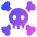 Skull Crossbones Icon from Plump Gradient Set
