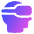 Vr Headset 1 Icon from Plump Gradient Set