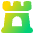 Watchtower Castle Icon from Plump Gradient Set