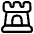 Watchtower Castle Icon from Plump Line Set