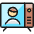 Single Man Vintage Tv Icon from Ultimate Colors Set | Free Download as SVG Vector and Transparent PNG | Streamline icons