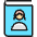 Single Woman Book Icon from Ultimate Colors Set