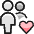 Multiple Actions Heart Icon from Ultimate Colors Set