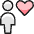 Single Neutral Heart Icon from Ultimate Colors Set