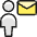 Single Neutral Mail Icon from Ultimate Colors Set