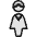 Single Woman Icon from Ultimate Colors Set