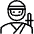 Crime Man Ninja icon - Free transparent PNG, SVG. No sign up needed.