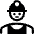 Avatar Mine Worker Man Icon from Ultimate Bold Set | Free Download as SVG Vector and Transparent PNG | Streamline icons