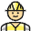 Professions Man Construction 2 Icon from Ultimate Colors Set