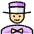 Professions Man Magician icon - Free transparent PNG, SVG. No sign up needed.