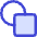 Circle And Square Shape Icon from Core Duo Set