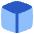 Cube Shape Icon from Plump Flat Set