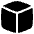 Cube Shape Icon from Plump Solid Set