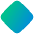 Diamond Shape Icon from Plump Gradient Set