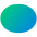 Oval Shape Icon from Plump Gradient Set