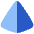 Pyramid Shape Icon from Plump Flat Set