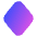 Rhombus Shape Icon from Plump Gradient Set