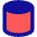 Cylinder Shape Icon from Sharp Pop Set