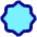 Octagram Shape Icon from Plump Pop Set