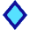 Rhombus Shape Icon from Sharp Pop Set