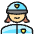 Police Woman 2 Icon from Ultimate Colors Set