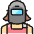 Professions Woman Welder Icon from Ultimate Colors Set