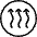 Heat Waves Circle Icon from Ultimate Light Set