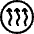 Heat Waves Circle Icon from Ultimate Regular Set