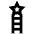 Ladder Star Icon from Atlas Line Set