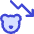 Bear Market Decrease Icon from Core Duo Set