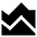 Chart Area Icon from Sharp Solid Set