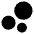Chart Bubble Icon from Sharp Solid Set