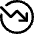Chart Circle Down Loss Icon from Core Line Set
