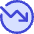 Chart Circle Down Loss Icon from Core Duo Set