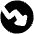 Chart Circle Down Loss Icon from Plump Solid Set
