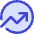 Chart Circle Up Growth Icon from Core Duo Set