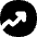 Chart Circle Up Growth Icon from Flex Solid Set