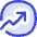 Chart Circle Up Growth Icon from Flex Duo Set