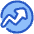 Chart Circle Up Growth Icon from Plump Duo Set