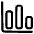 Chart Column Icon from Plump Line Set