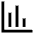 Chart Column Icon from Sharp Line Set
