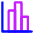 Chart Column Icon from Core Neon Set