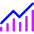 Chart Monitoring Indicator Icon from Core Neon Set
