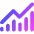 Chart Monitoring Indicator Icon from Core Gradient Set