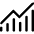 Chart Monitoring Indicator Icon from Core Line Set