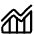 Chart Monitoring Indicator Icon from Plump Line Set