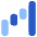 Chart Waterfall Icon from Plump Flat Set