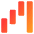 Chart Waterfall Icon from Core Gradient Set