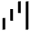 Chart Waterfall Icon from Sharp Solid Set